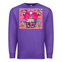 Purple v.d gnome and lotus tumbler Premium Sweatshirt - AdoDesignShop