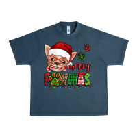 Midnight Navy merry pawmas christmas chihuahua Urban Heavy Tee - Jasminsmagicworld