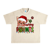 Sandshell merry pawmas christmas chihuahua Urban Heavy Tee - Jasminsmagicworld