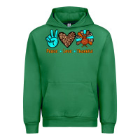 Emerald peace love thankful Urban Hoodie - JahusDesignShop