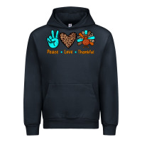 Navy peace love thankful Urban Hoodie - JahusDesignShop