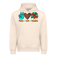 Sandshell peace love thankful Urban Hoodie - JahusDesignShop