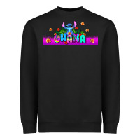 Black stitch ohana Heavyweight Sweatshirt - AdoDesignShop