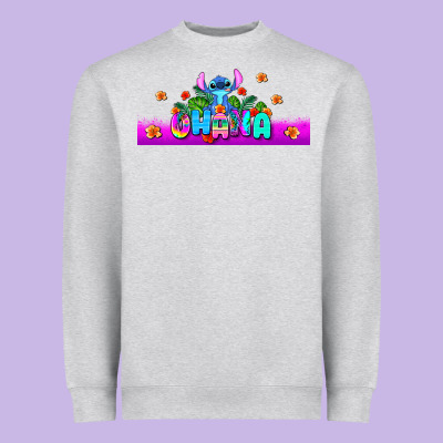 Stitch Ohana Heavyweight Sweatshirt Designed By Adodesignshop