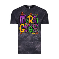 Cloud Black mardi gras Vintage Tee - OliviaCreatesArt