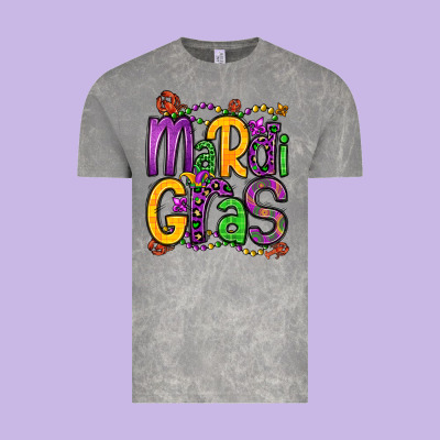 Mardi Gras Vintage Tee Designed By Oliviacreatesart