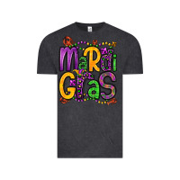 Vintage Black mardi gras Vintage Tee - OliviaCreatesArt