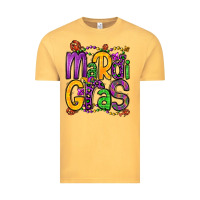 Vintage Mustard mardi gras Vintage Tee - OliviaCreatesArt