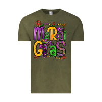 Vintage Olive mardi gras Vintage Tee - OliviaCreatesArt