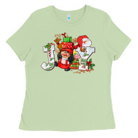 Matcha christmas joy girl gnome Ladies Tee - CowGirlArtShop