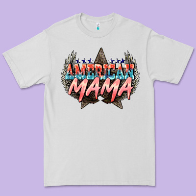 American Mama Mother's Day Premium Tee Designed By Howdyjamesfarm