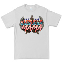 Dove Grey American mama Mother's Day Premium Tee - HowdyJamesFarm