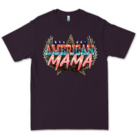Plum American mama Mother's Day Premium Tee - HowdyJamesFarm