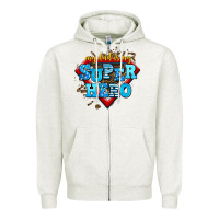 My Dad Is My Super Hero Zipper Hoodie | Teevron