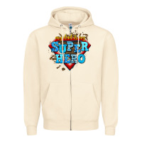 Sandshell my dad is my super hero Zipper Hoodie - AdoDesignShop