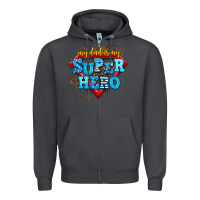 Smoke my dad is my super hero Zipper Hoodie - AdoDesignShop