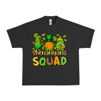 Pigment Black St. Patrick's Shenanigans squad gnomies Urban Heavy Tee - OliviaCreatesArt