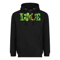 Black love with horseshoe Heavyweight Hoodie - AdoDesignShop