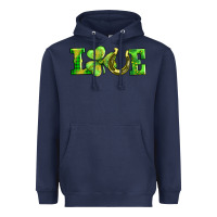 Navy love with horseshoe Heavyweight Hoodie - AdoDesignShop