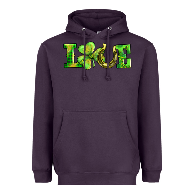 Love With Horseshoe Heavyweight Hoodie by AdoDesignShop | Teevron