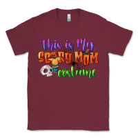 Burgundy this is my scary mom costume Classic Tee - CowGirlArtShop