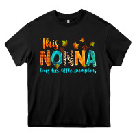 Black This nonna loves her little pumpkins Heavy Core Tee - texasbilliewilder