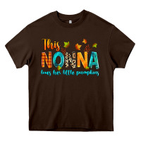 Chocolate Brown This nonna loves her little pumpkins Heavy Core Tee - texasbilliewilder