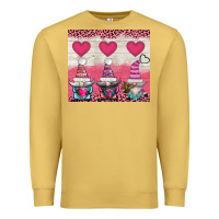 Antique Gold v.d 3 gnomes and hearts Premium Sweatshirt - AdoDesignShop