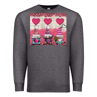 Charcoal Heather v.d 3 gnomes and hearts Premium Sweatshirt - AdoDesignShop