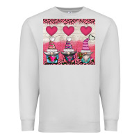 Dove Grey v.d 3 gnomes and hearts Premium Sweatshirt - AdoDesignShop