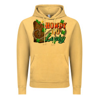 Vintage Mustard Howdy go lucky st. patricks day Vintage Hoodie - FaDigitalArtStudio