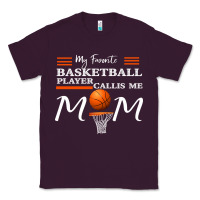 Plum My Favorite Basketball Player Calls Me Mom Classic Tee - Bettercallsaul