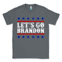 Charcoal Heather Let's Go Brandon Classic Tee - Jasminsmagicworld