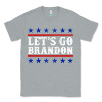 Heather Grey Let's Go Brandon Classic Tee - Jasminsmagicworld