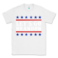 White Let's Go Brandon Classic Tee - Jasminsmagicworld