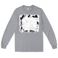 Heather Grey cowhide frames background Long Sleeve Tee - RanaPortraitStore
