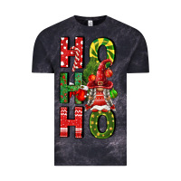 Cloud Black ho ho ho gnomes fa Vintage Tee - FaDigitalArtStudio
