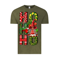 Vintage Olive ho ho ho gnomes fa Vintage Tee - FaDigitalArtStudio