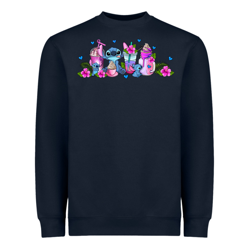 Stitch Coffee Cups Libbey Glass Heavyweight Sweatshirt by AdoDesignShop | Teevron