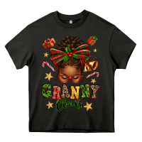 Asphalt granny claus afro messy bun Heavy Core Tee - texasbilliewilder