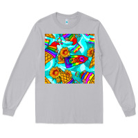 Moon Dust Pride lgbtq ice cream and sunflowers seamless Long Sleeve Tee - BundleAndBundleShop