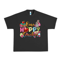 Pigment Black Easter Day One hoppy Teacher Urban Heavy Tee - OliviaCreatesArt
