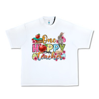 White Easter Day One hoppy Teacher Urban Heavy Tee - OliviaCreatesArt