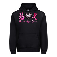 Black peace love cure Urban Hoodie - JahusDesignShop