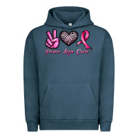 Pigment Midnight Navy peace love cure Urban Hoodie - JahusDesignShop