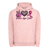 Pigment Salmon peace love cure Urban Hoodie - JahusDesignShop