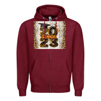 Burgundy 2023 senior Zipper Hoodie - AdoDesignShop