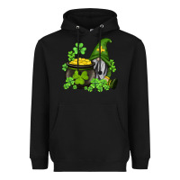 Black st patricks gnome and pot of gold Heavyweight Hoodie - AdoDesignShop