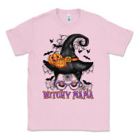 Bubblegum Pink witchy mama messy bun Classic Tee - CowGirlArtShop