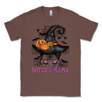Chestnut witchy mama messy bun Classic Tee - CowGirlArtShop